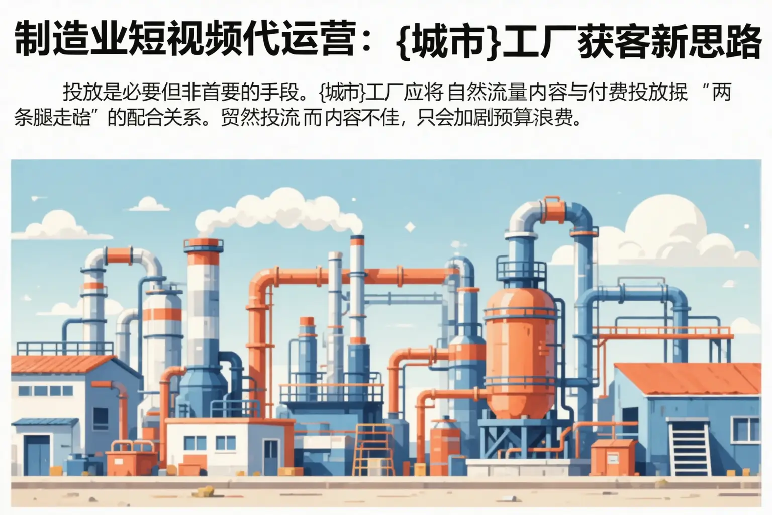 制造业短视频代运营：漳州工厂获客新思路