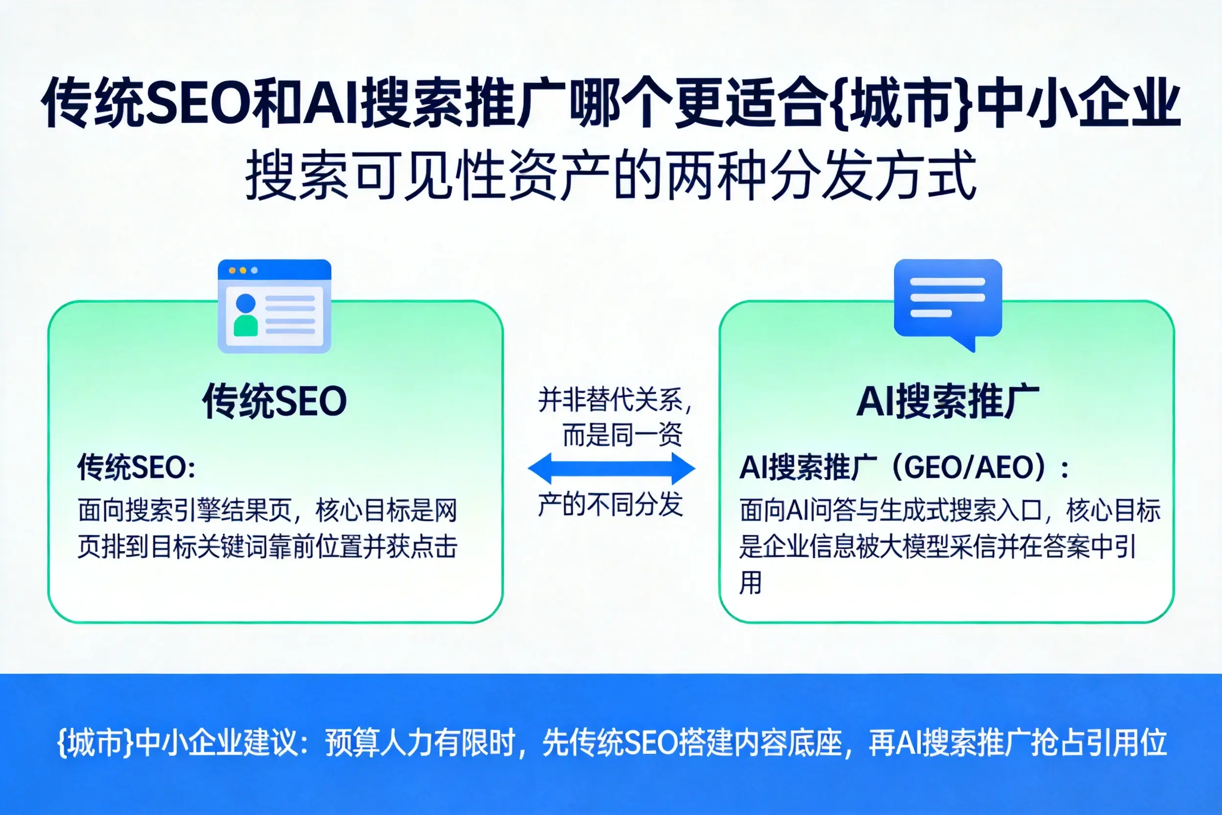 传统SEO和AI搜索推广哪个更适合漳州中小企业