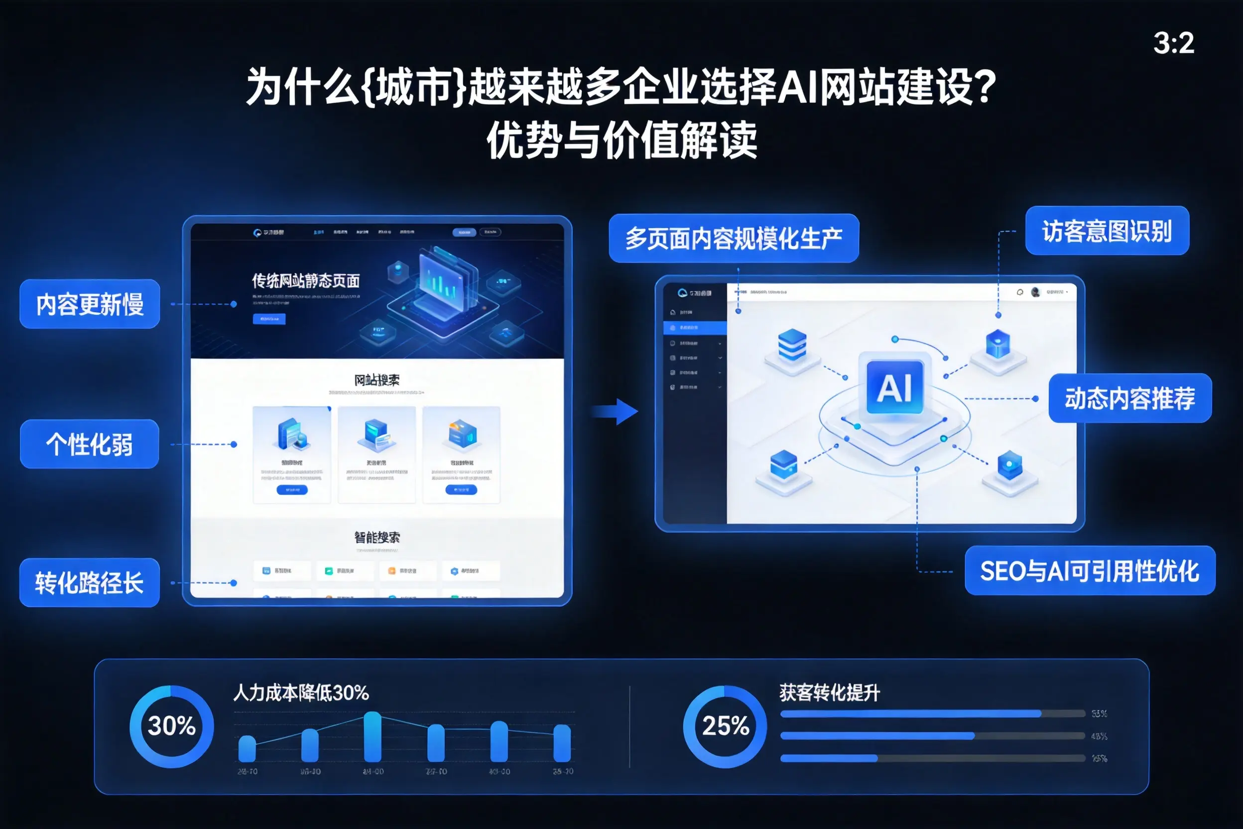 为什么漳州越来越多企业选择AI网站建设?优势与价值解读