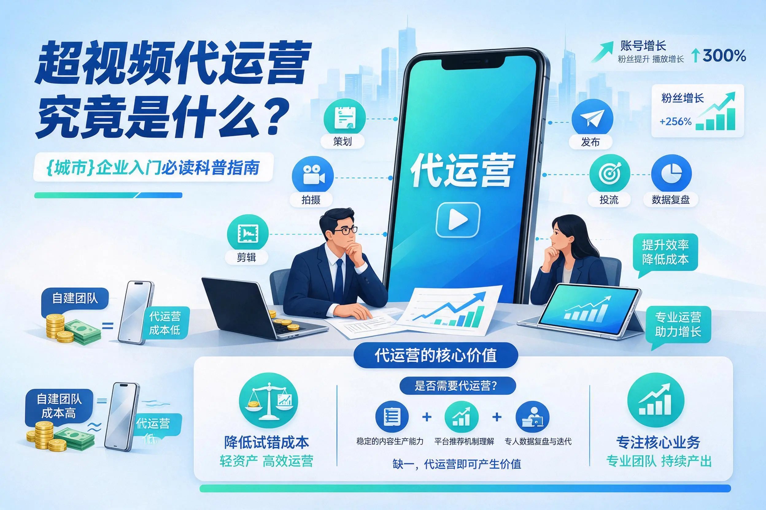 短视频代运营究竟是什么?漳州企业入门必读科普指南