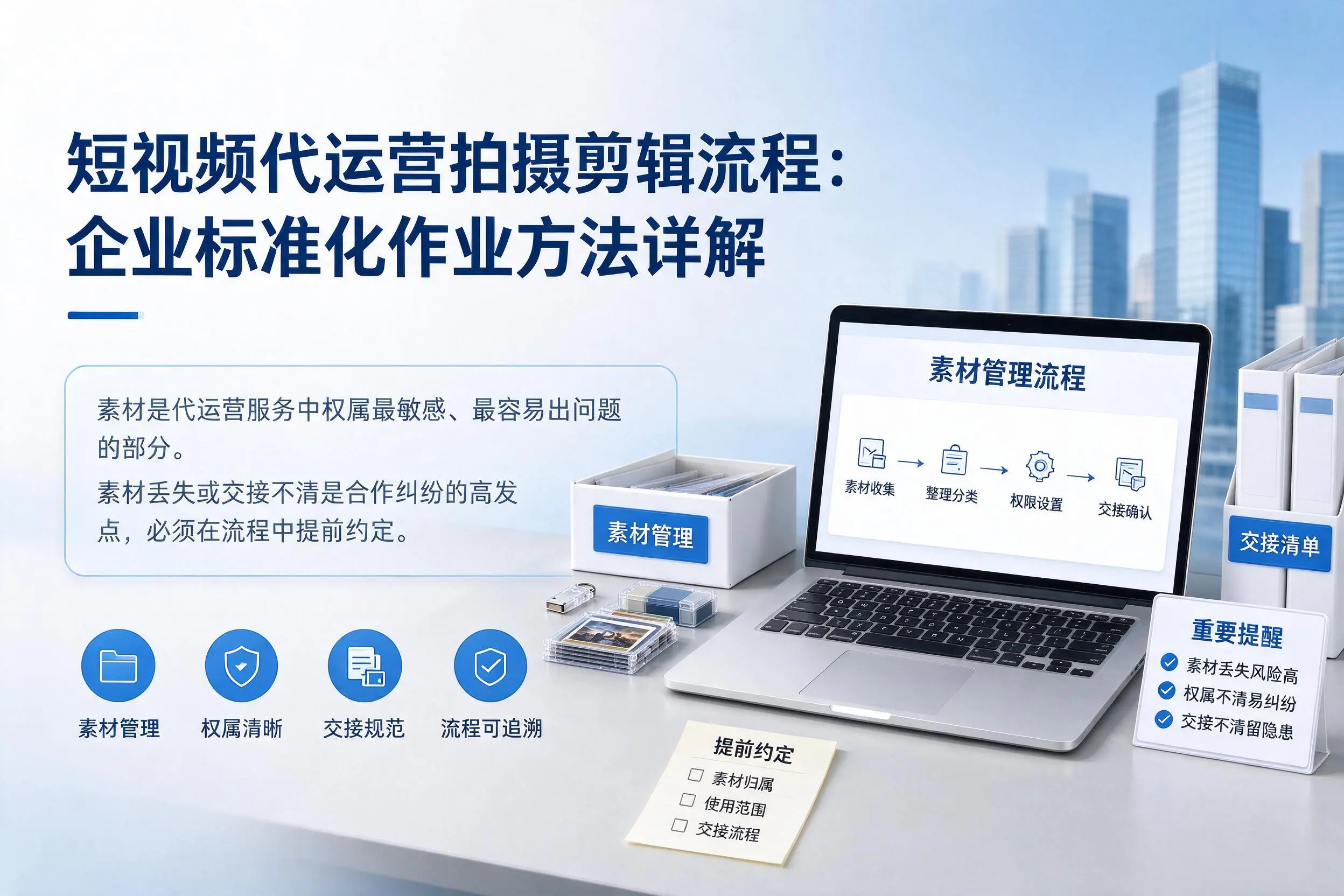 短视频代运营拍摄剪辑流程：漳州企业标准化作业方法详解