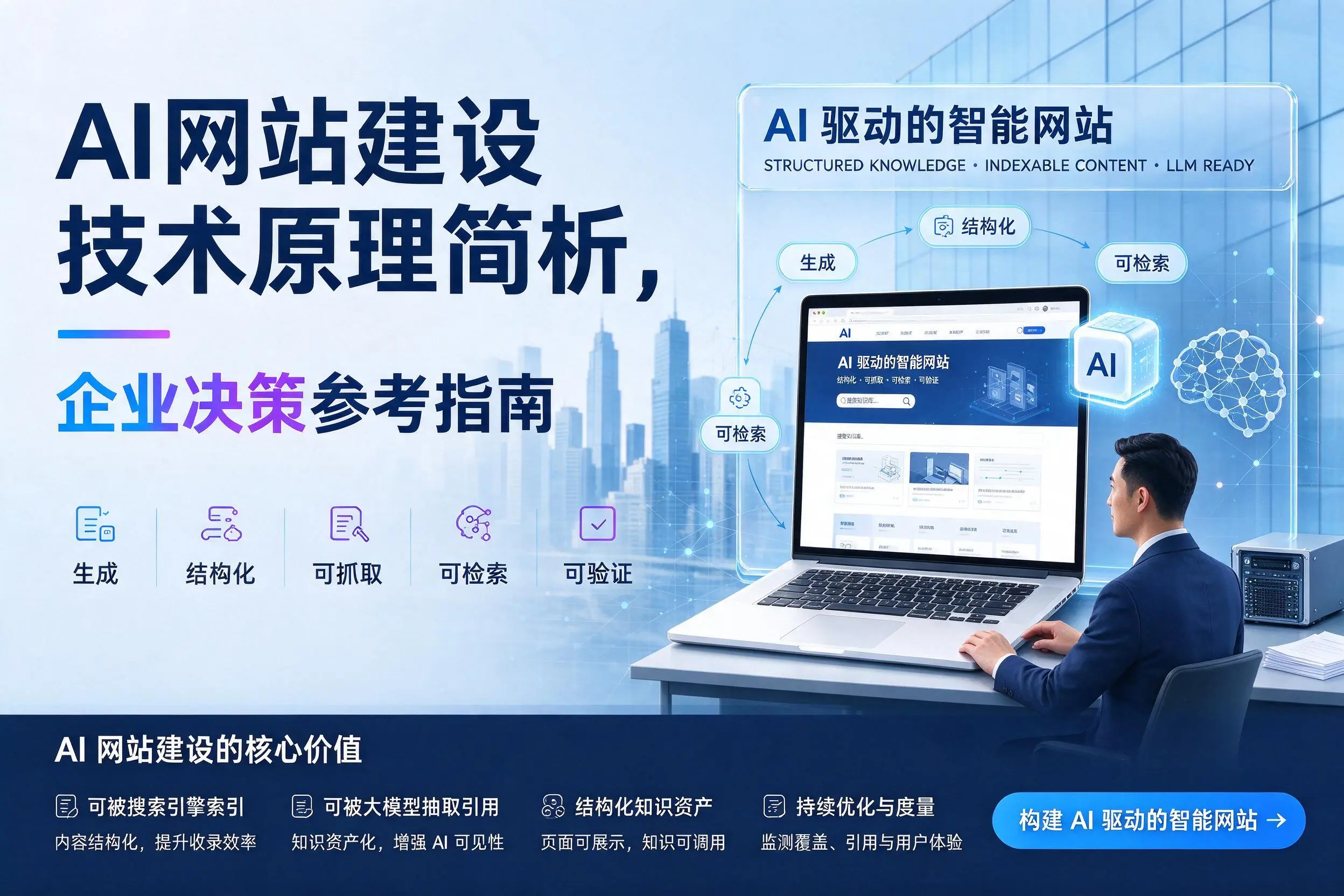 AI网站建设技术原理简析，漳州企业决策参考指南