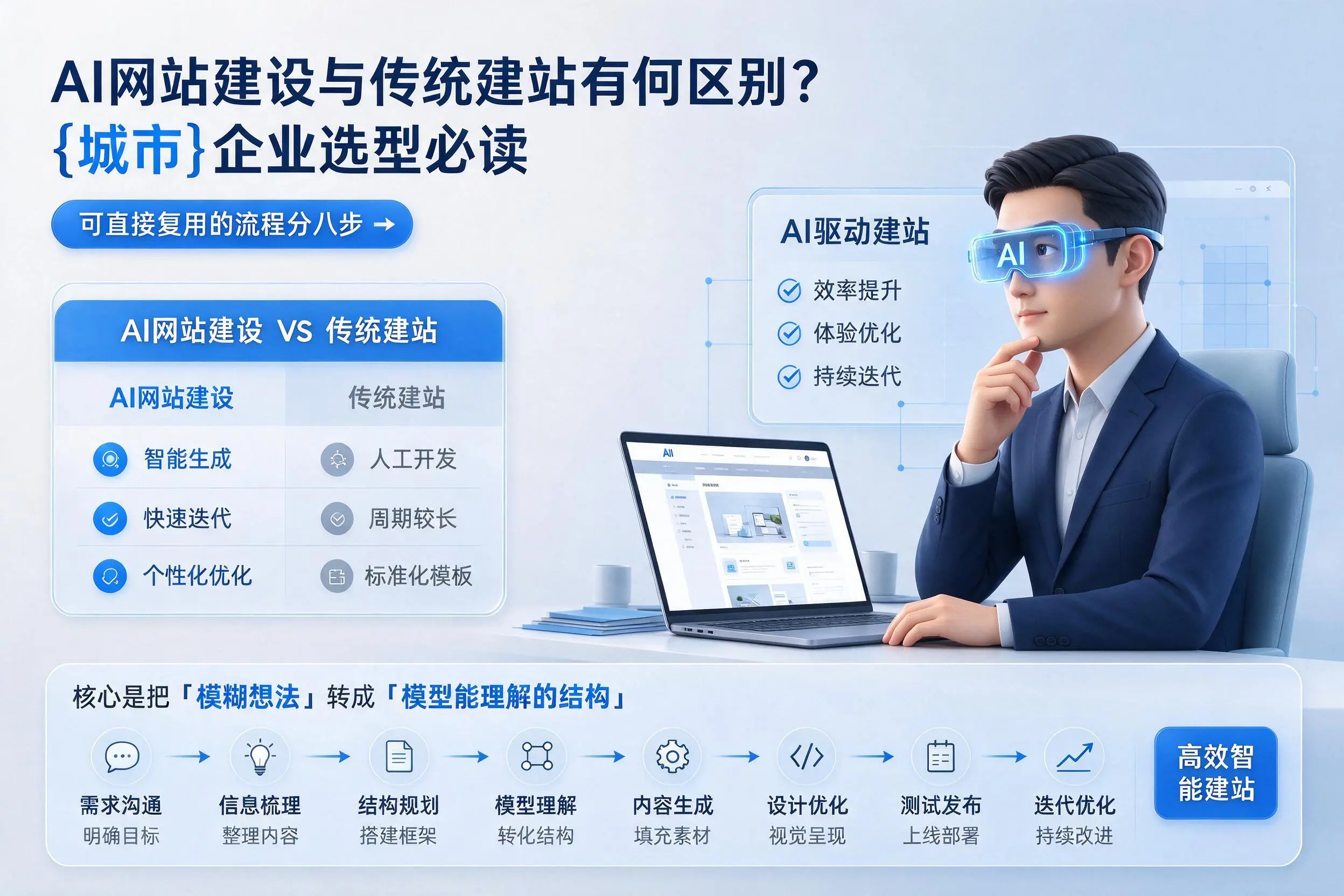 AI网站建设与传统建站有何区别?漳州企业选型必读