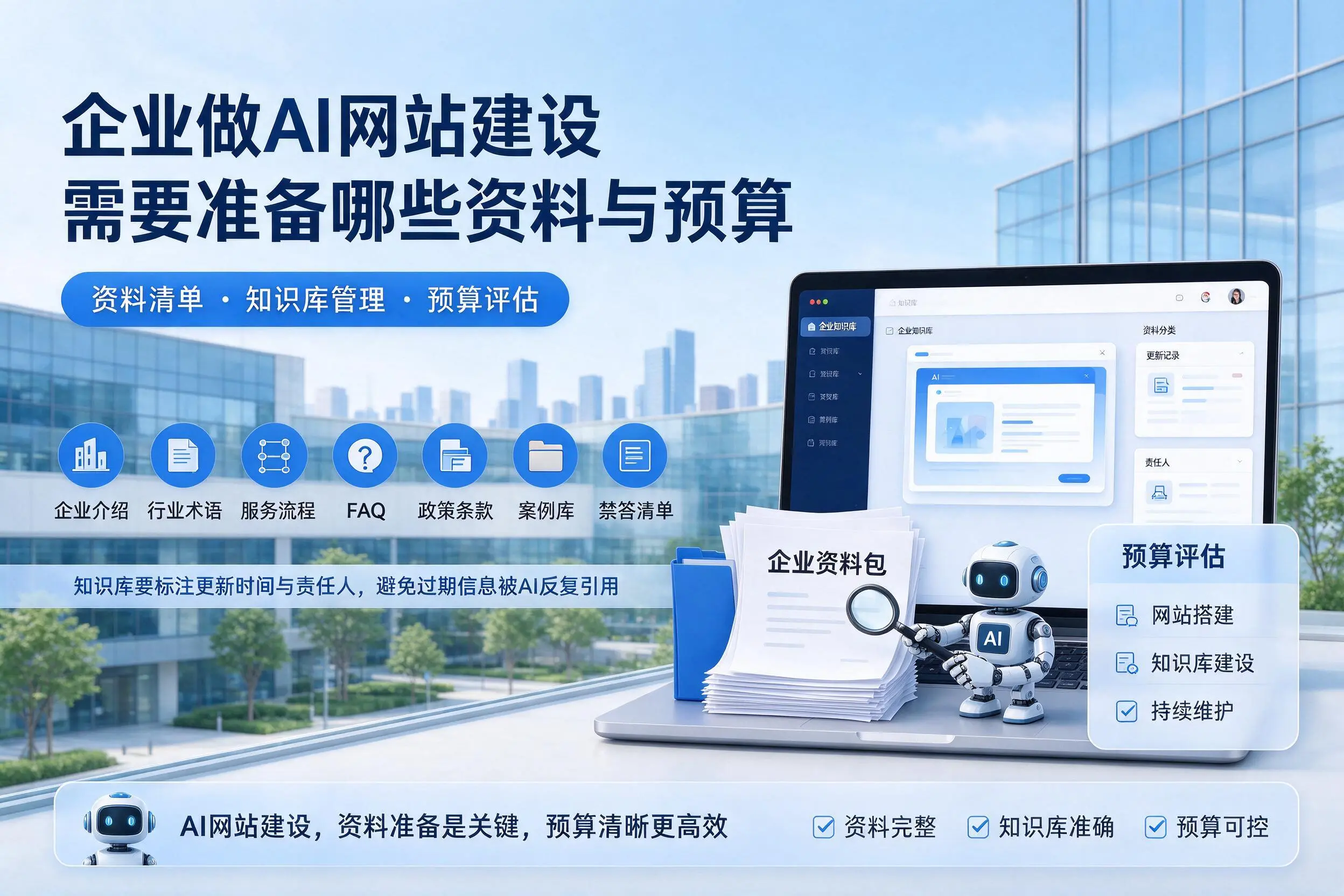 漳州企业做AI网站建设需要准备哪些资料与预算