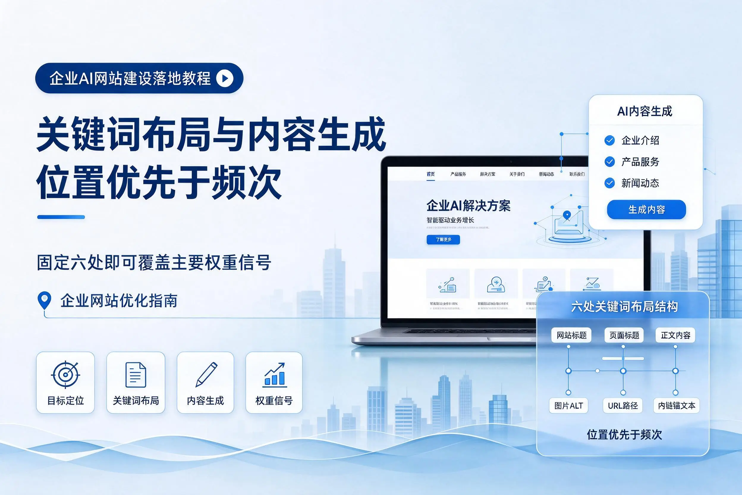 漳州企业AI网站建设落地教程：关键词布局与内容生成