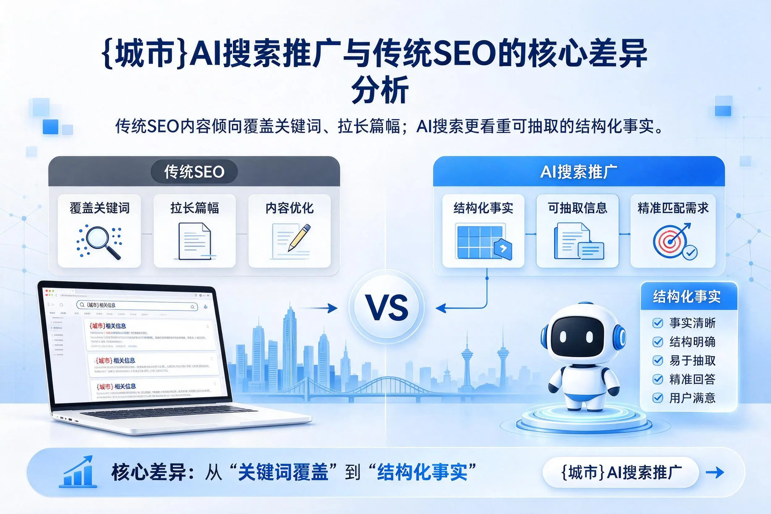 漳州AI搜索推广与传统SEO的核心差异分析